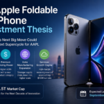 Apple foldable iPhone investment thesis showing a concept foldable smartphone, growth catalysts, India manufacturing expansion, and Apple stock outlook for 2026.